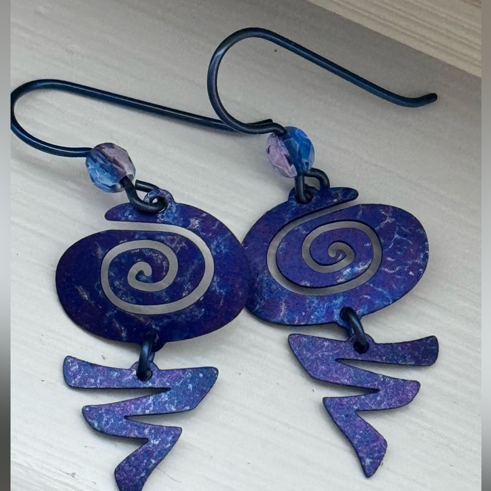Niobium Earrings Vintage